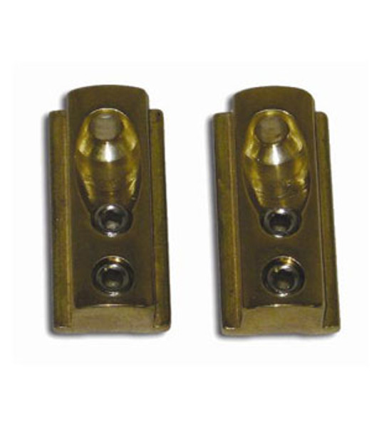 Solid Brass Wall Mount Shower Door Header Anchor Set