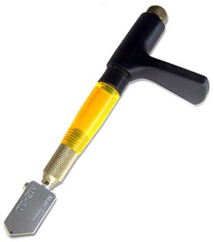 Toyo Custom Grip Supercutter Oil Feed Glass Cutter - Straight Cutting (TC21SVR)