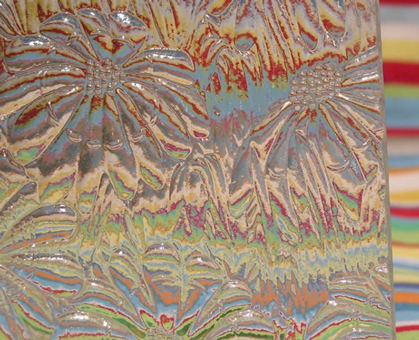 WG28 Floral Glass 4" x 4" Sample