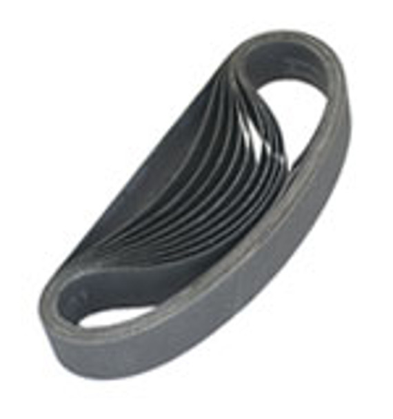 3" X 24" Wet / Dry Glass Sanding Belts 220 Grit (10 Pack)