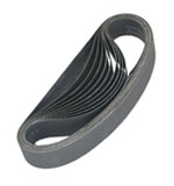 3" X 24" Wet / Dry Glass Sanding Belts 60 Grit (10 Pack)