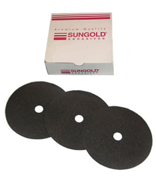 6" x 7/8" Wet / Dry Glass Sanding Discs 80 Grit (50 Pack)