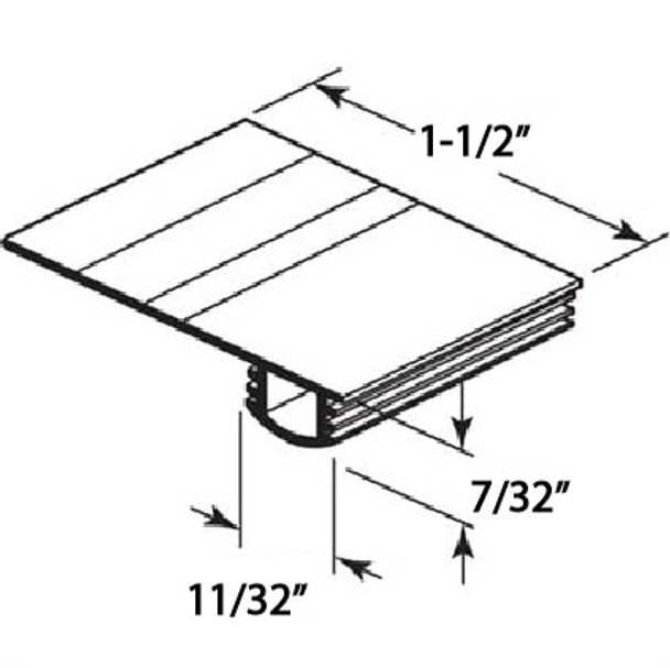 3/4" Vinyl Bug Seal (8' roll)