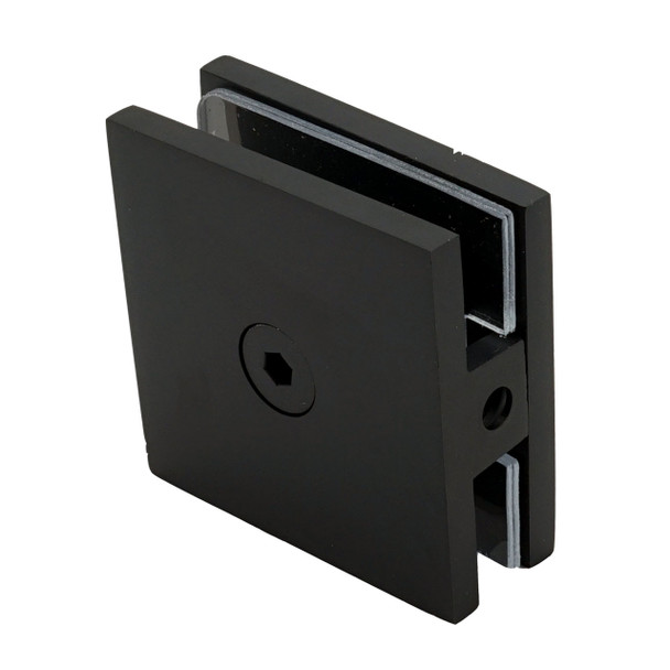 Matte Black Plaza Wall Or Curb Mount Frameless Shower Glass Clip