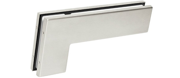 Glass Sidelite Transom Patch (PFT-40)  Satin Stainless Steel