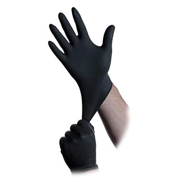 Black Lightening Nitrile Gloves Medium (100)