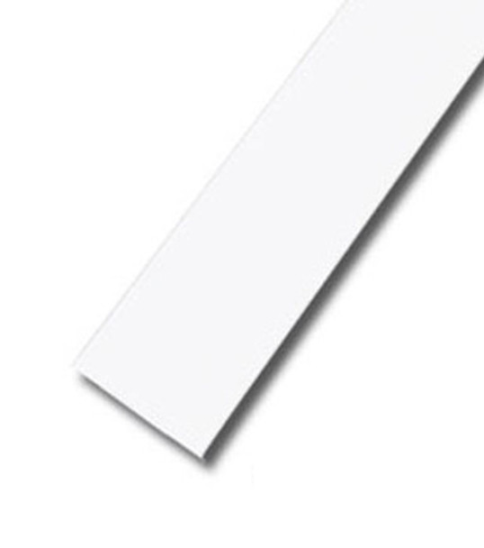 2-1/4" X 1/16" Aluminum Flat Bar White Finish with Tape 47-7/8" Long