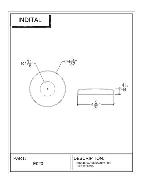 Round Canopy  specs