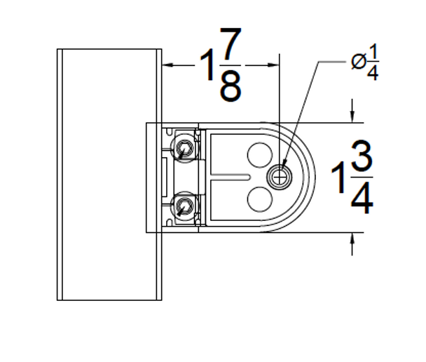 Round Glass Clamp For Round Tube specs