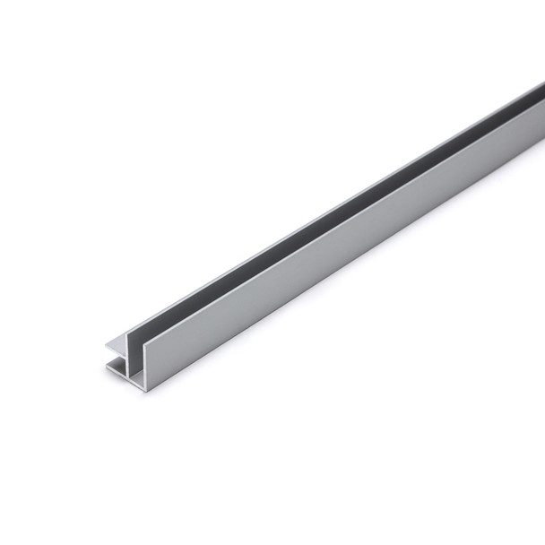 Aluminum Mirror Corner Extrusion Satin Anodized 95" Long