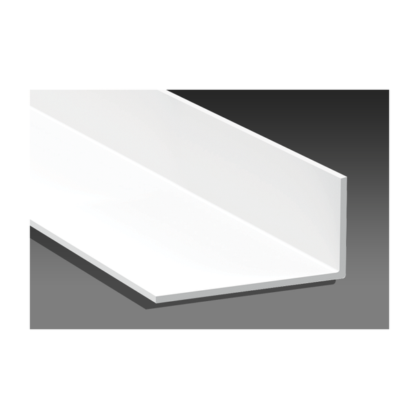 4" X 2" Vinyl L-Shape Trim 95" - White
