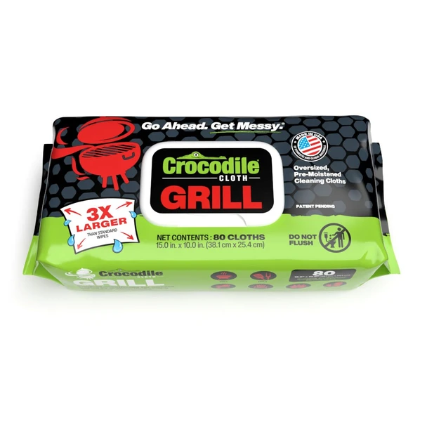 Grill - Crocodile Cloth 15" x 10" 80-Count (8-Pack Case)