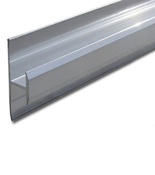 Clear Anodized Aluminum Mirror Mounting Division Bar 95" Long