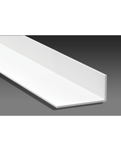 3" X 1-1/2" Vinyl L-Shape Trim 47" - White