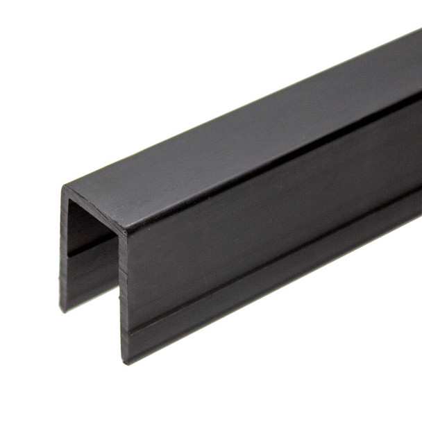 FHC 1/2" Glass Protective Vinyl Insert U-Shape Profile 95" Long