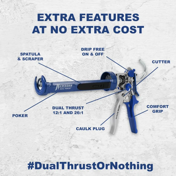 Newborn Model 360-DT 12:1 and 24:1 Duel Thrust Cartridge 10oz.