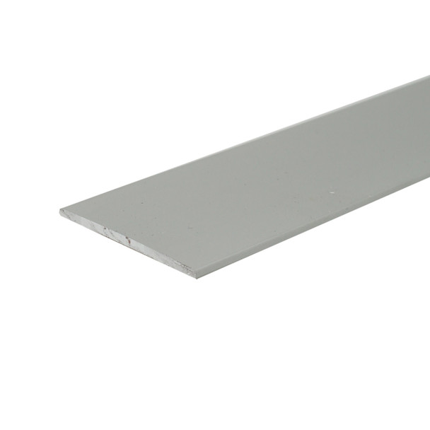 3/4" X 1/16" Aluminum Flat Bar Satin Anodized Finish with Tape 95"