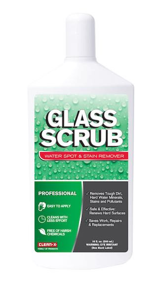 Glass Scrub Professional Stain Remover and Restorer 16oz.