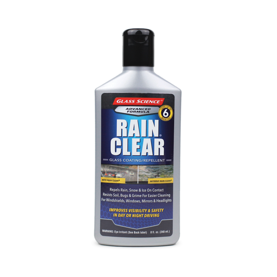 Rain Clear Glass Coating/Repellent Liquid Wholesale Glass & Supplies