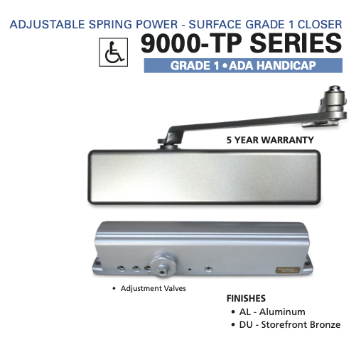 9000-TP Series Door Closer