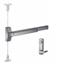 Vsafety Cartello Uscita Di Emergenza Uomo Sinistra, 300x150 Mm, Plastica 2mm, Norma EN ISO 7010