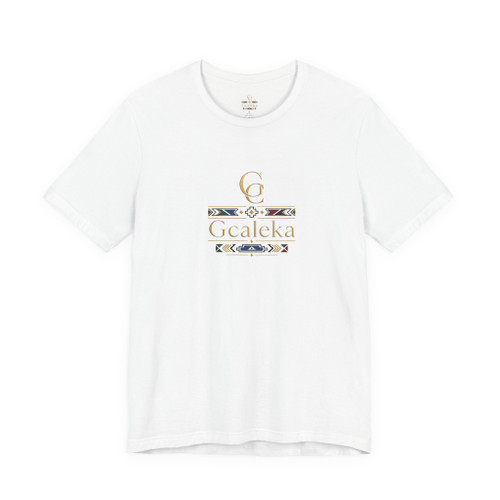 Gcaleka Gold Crest Tee — Elegant Heritage Logo T-Shirt