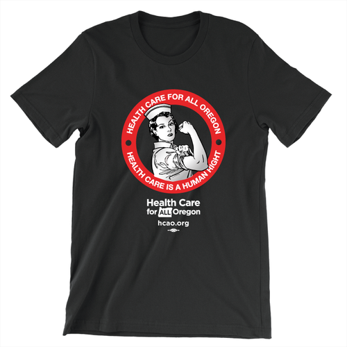 Rosie HCAO (Unisex & Women's Black Tee)