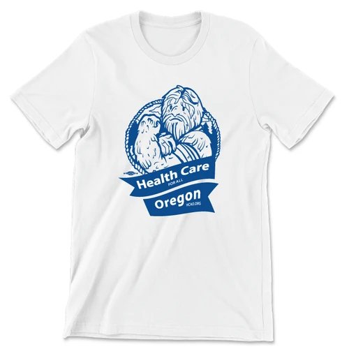 Health Care Yeti (Unisex White Tee)
