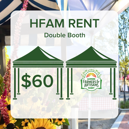 Farmers Market Rent - Double Booth