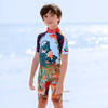 KRIO + COLOR - Captain Sea Lion Short Sleeve Sunsuit for Boys