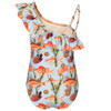 KRIO + COLOR Exotic Fish One Shoulder Swimsuit for Girls