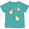 Turtle Short Sleeve S-shirt for Boys and Girls