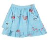photo of PHILIPP PLEIN Blue Skirt with Flamingos for Girls by PHILIPP PLEIN