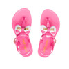 photo of PETITE JOLIE Neon Pink Flat Sandals with a Bow for Girls by PETITE JOLIE