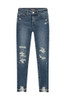photo of DL1961 Chloe Skinny Rip Tide Distressed Jeans for Girls by DL1961 PREMIUM DENIM