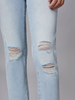 DL1961 Harper Boyfriend:Straight Ross Distressed Jeans for Girls