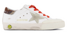 GOLDEN GOOSE Kids White Super Star Camouflage Sneakers for Boys and Girls