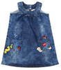 photo of MONNALISA Cotton Blend Denim Dress by MONNALISA