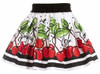 photo of MONNALISA Cherry Prints Cotton Miniskirt for Girls by MONNALISA