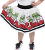 MONNALISA Cherry Prints Cotton Miniskirt for Girls