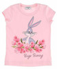 photo of MONNALISA Pink Bugs Bunny Embelished T-Shirt for Girls by MONNALISA