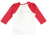 MONNALISA Long Sleeve Baseball T-Shirt with Sequin Logo for Girls