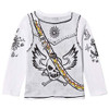 STELLA McCARTNEY KIDS Long-sleeve Shirt with Rockstar Badge