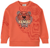 photo of KENZO KIDS Orange Cotton Tiger Sweatshirt by KENZO KIDS