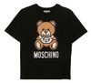 photo of MOSCHINO Black T-shirt with Teddy Bear for Boys and Girls by MOSCHINO