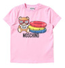 photo of MOSCHINO Pink T-Shirt with Baywatch Teddy Bear Print for Girls by MOSCHINO