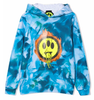 photo of BARROW KIDS Tie Dye Logo Hoodie in Blue for Boys by BARROW