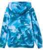 BARROW KIDS Tie Dye Logo Hoodie in Blue for Boys