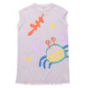 photo of STELLA McCARTNEY KIDS T-Shirt Dress with Crab Print for Girls by STELLA McCARTNEY KIDS