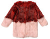 photo of RaspberryPlum Girls Red & Pink Faux Fur Coat by RASPBERRY PLUM